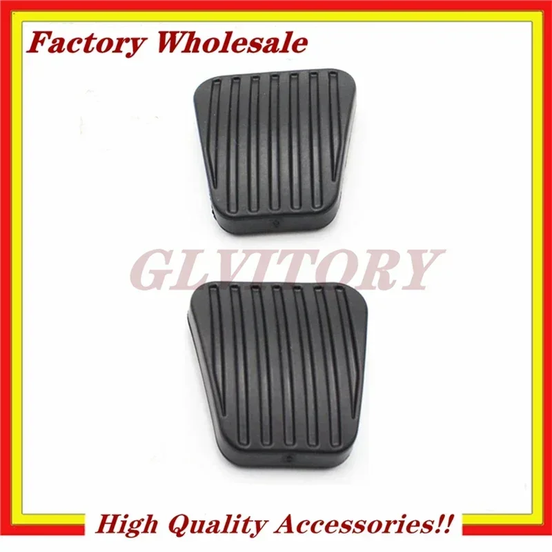 Alta calidad 2 uds cubiertas de almohadilla de Pedal de embrague de freno 560808 para Opel Vauxhall Corsa Vectra A B Kadett Tigra Astra F Calibra