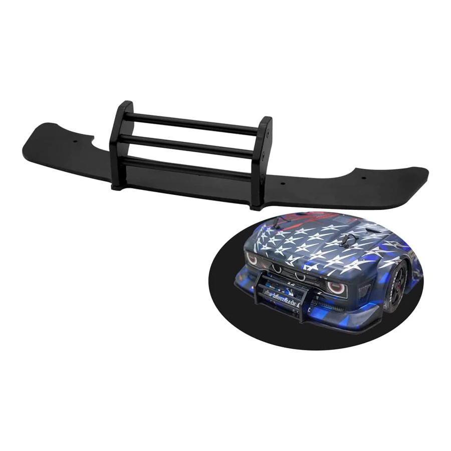 Aluminum Front Bumper with mounting Screws for 1/7 Arrma Infraction 6S Blx Upgrade Parts Replace