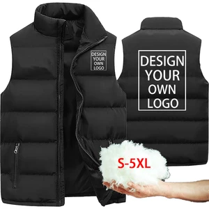 customized New Fashion Men's and Women's Windproof Sports Jackets, Sleeveless Jackets, Quality Vests