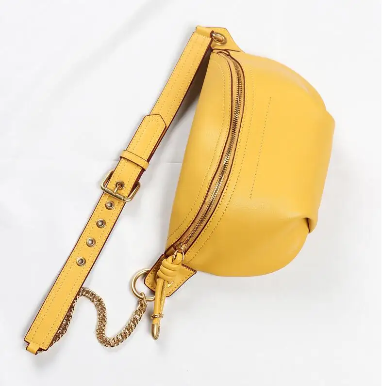 

Ins Korea Hot Fashion Style Woman Bags Genuine Leather Fanny Packs for Sport Outdoor Travel Bag for Ladies Girls Waist Bag
