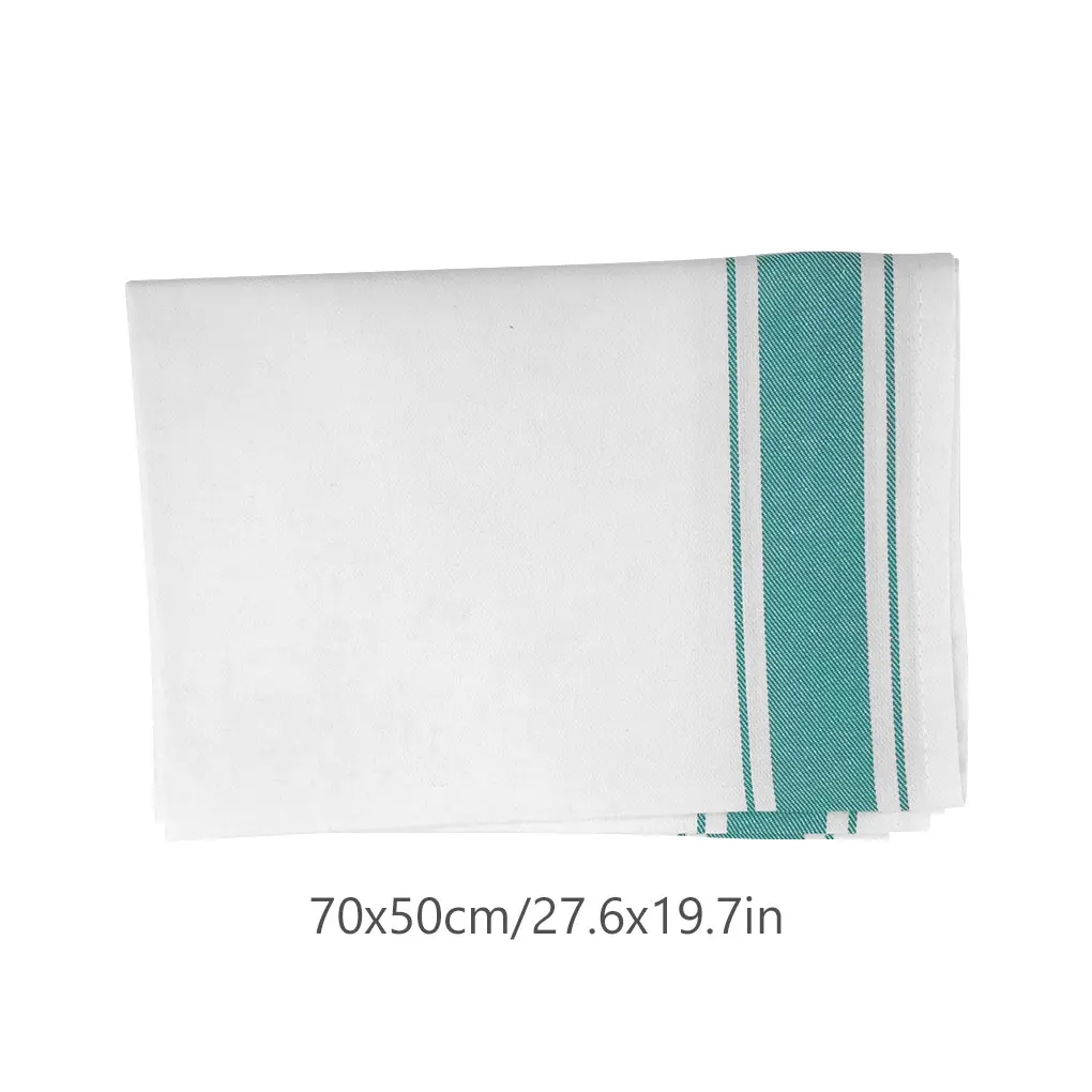 Cotton Glass Drying Cloth Reusable Washable Folding Towel Kitchen Hotel Dish Kitchenware Cleaning Cloths Green