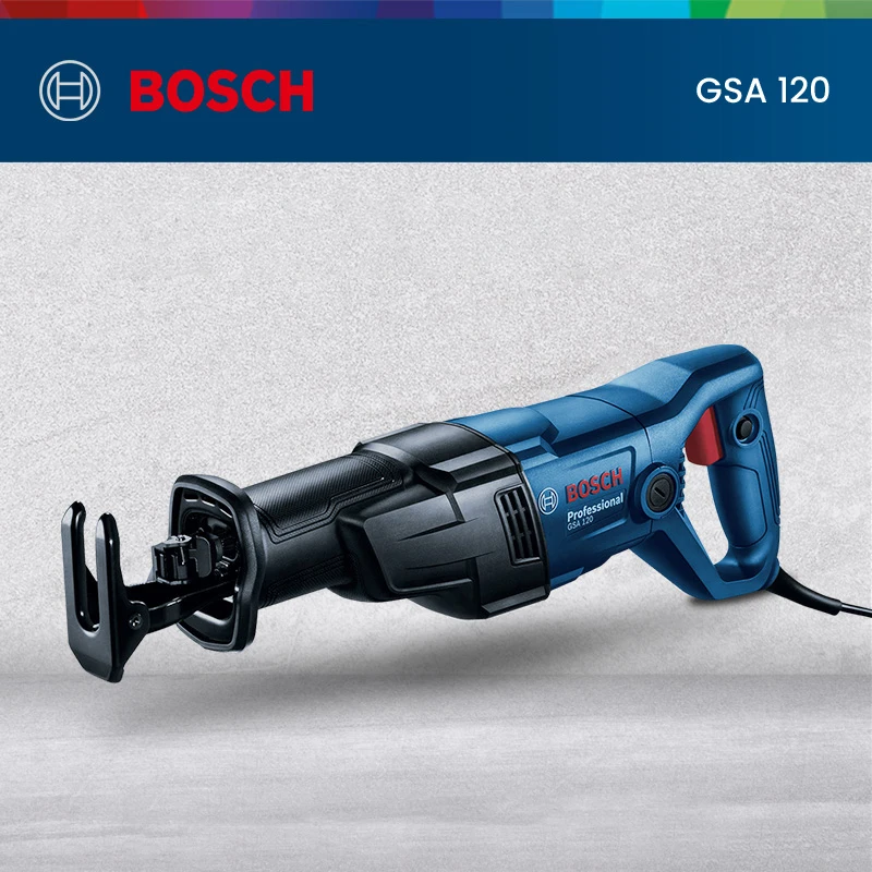 Bosch GSA 120 Professional Saber Saw 1200W Household Electric Reciprocating Saw SDS Quick-Install System Metal Wood Cutter Tool