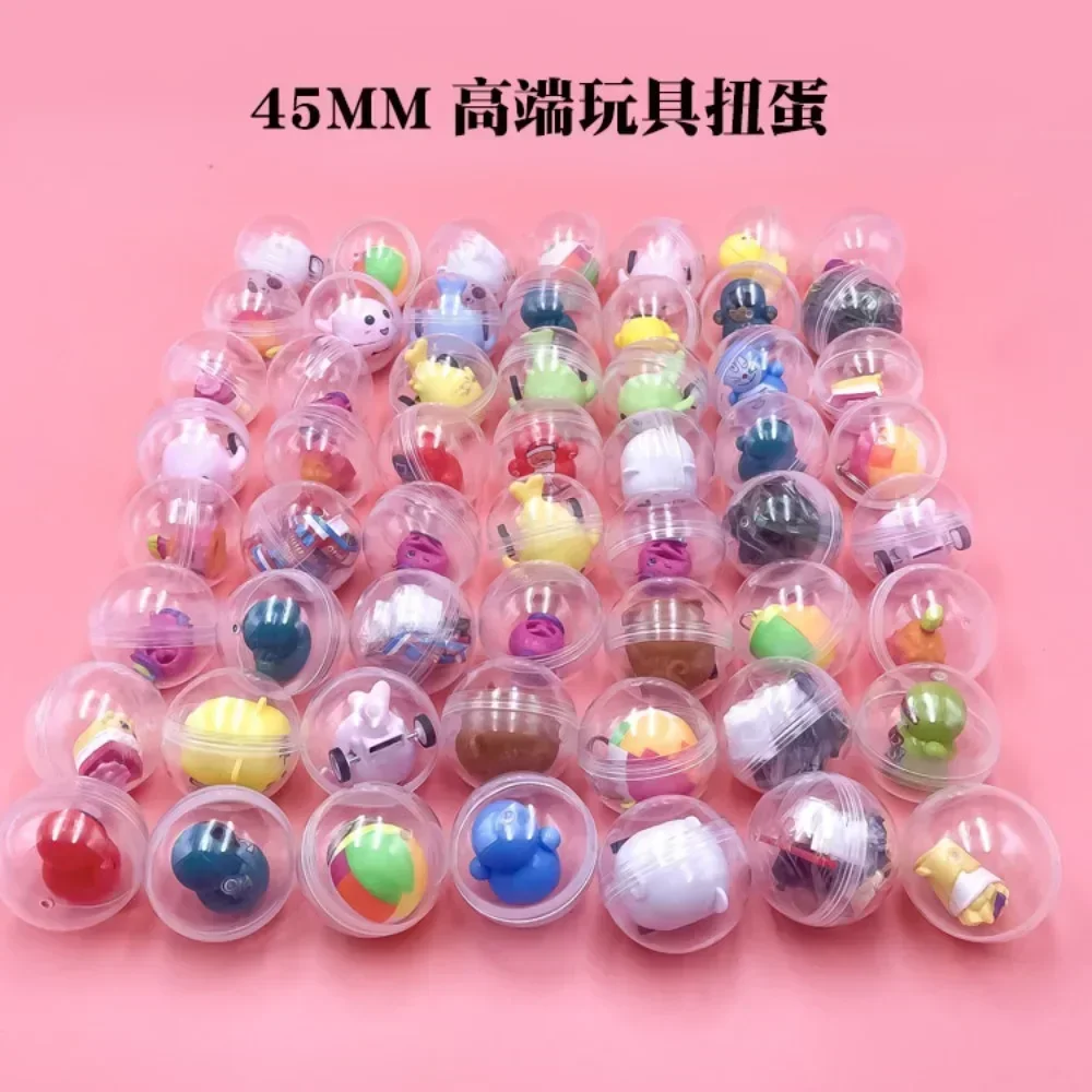 45mm Children Mini Mixed Claw Game Machine Toy Surprise Twisted Egg Capsule Ball for Vending Doll Arcade Crane Gift