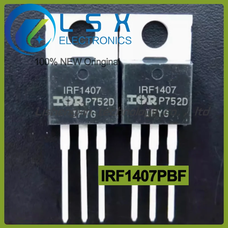 

10pcs IRF1407 IRF1407PBF TO-220 130A 75V Новый и оригинальный