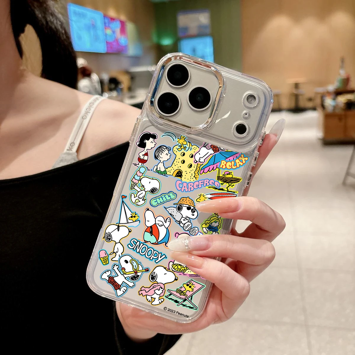 Snoopy Cartoon Collage Phone Case for Samsung Galaxy A57 A56 A36 A26 A06 A55 A35 A16 A54 A34 A25 A24 A15 A14 A05S A05 A73 A53 5G