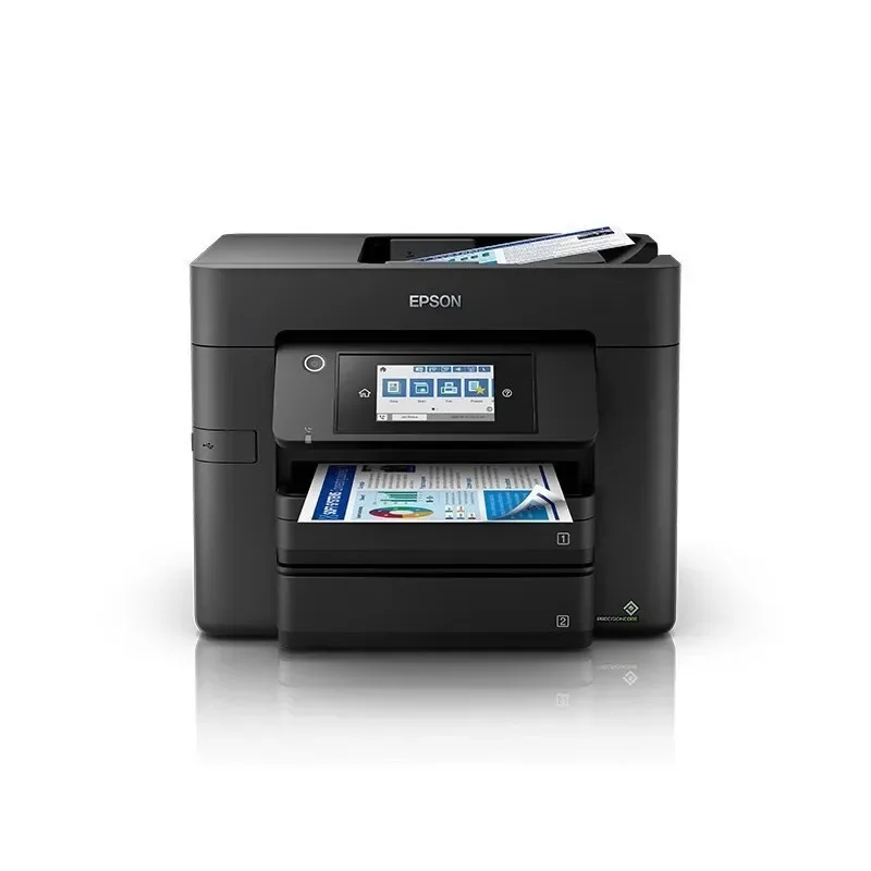 For Epson inkjet all-in-one (WF-4838)A4/color/print/copy/scan/fax/25-12 pages/double-sided/network/WIFI Brand new original