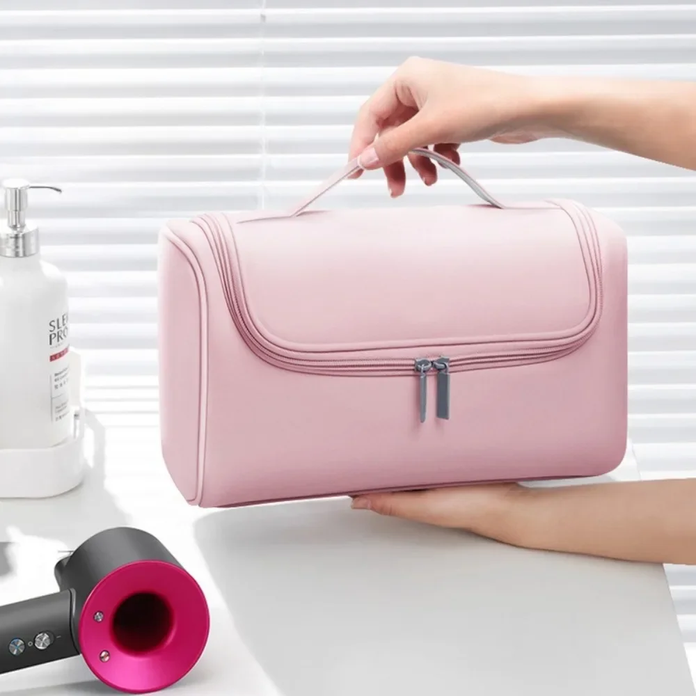 Portable Hair Dryer Storage Pouch Travel Makeup Organizer Bag With Handle For Hair Styling Tools Curling Iron Hairdryer Accessor