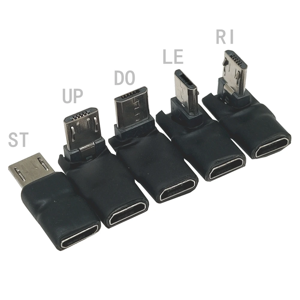 Cabo de Extensão Micro USB, Super Speed, Cotovelo Android, Macho para Fêmea Data Sync, Cabo USB 2.0 Extender