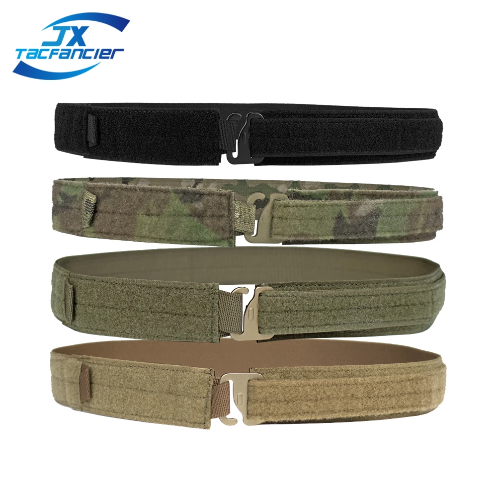 FC Bison Tactical Inner Belt G Hook Quick Release Metal Buckle EDC Waist Ronin Belt Replacement Airsoft Hunting Gear Accessories