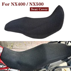 Motorcycle Seat Cushion Cover For Honda NX400 NX500 2024 NX 400 500 3D Waterproof Breathable Mesh Seat Cushion Cover