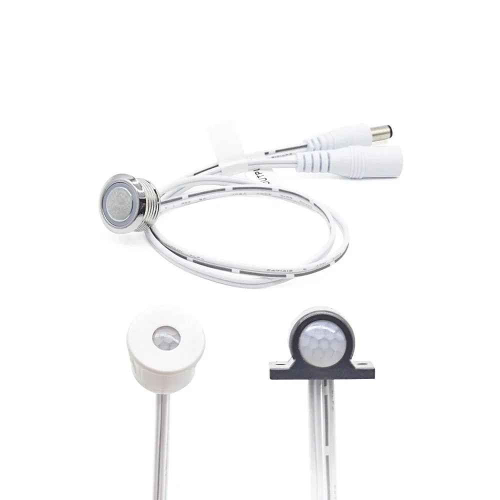 

Сенсорный переключатель датчика движения 12 В 24 В PIR Инфракрасный датчик движения Автоматический переключатель ВКЛ-ВЫКЛ Таймер для светодиодного освещения шкафа