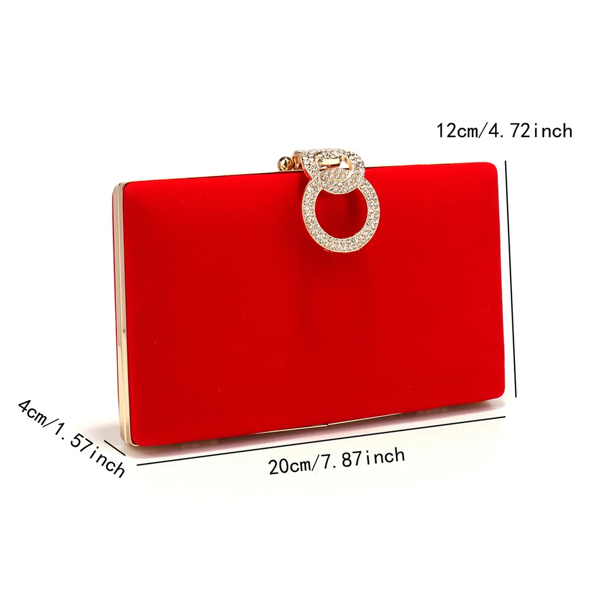 Velvet Women Evening Bags Diamonds Metal Golden Clutch Bags Flap Design Fashion Lady Gift Wedding Bridal Handbags Purse