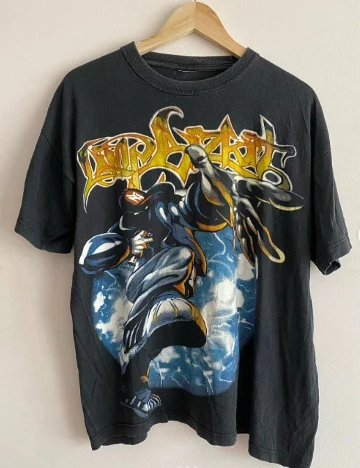 

2025 Short Sleeve Limp Bizkit Band Graphic Short Sleeve Vintage Shirt Men Women Personalized Loose Cotton Top