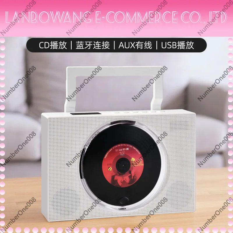 Portable Bluetooth CD Player Multi-function Home Disc Audio Player For Music Album Student Language Learning Listening
