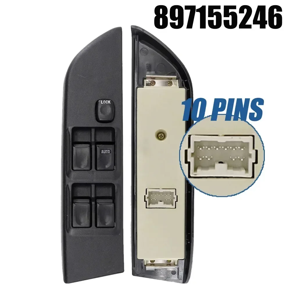 

897155246 Front Master Power Window Switch For Isuzu TFR TFS 1999-2009 Only For Right-hand Drive Vehicle Window Switch Panel