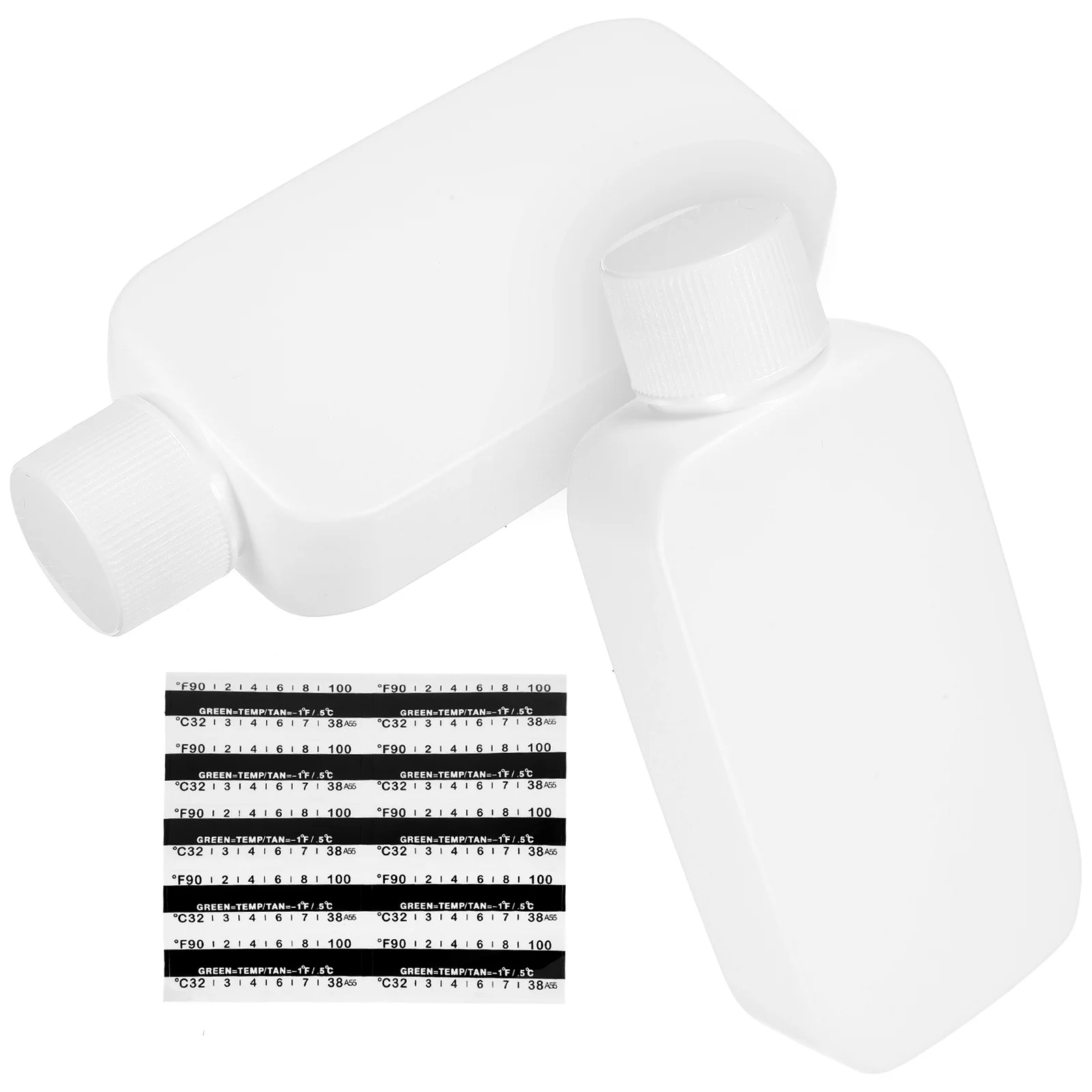 

1 set Urine Test Kit Liquid Bottle Tools Strip Travel Temperature Strips Sample Pass urine empty bottle safe material
