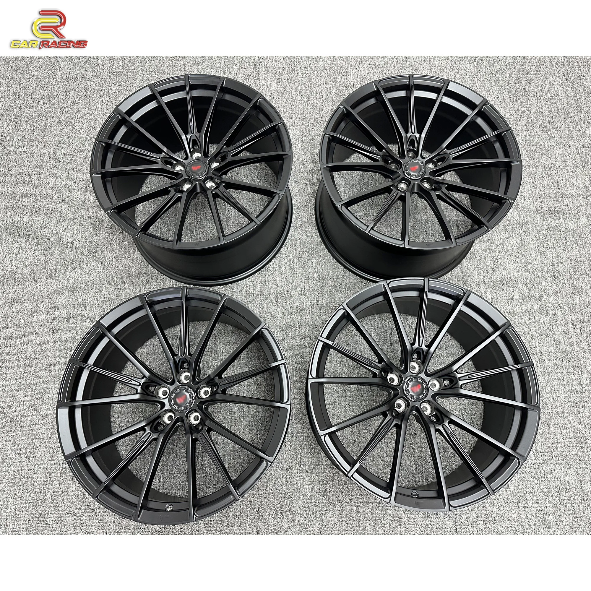 

Professional high-end car and sports car customized wheel hubCustomize Matt Black Wheel Rims Aluminum Alloy Car Forged 19 Inch 2