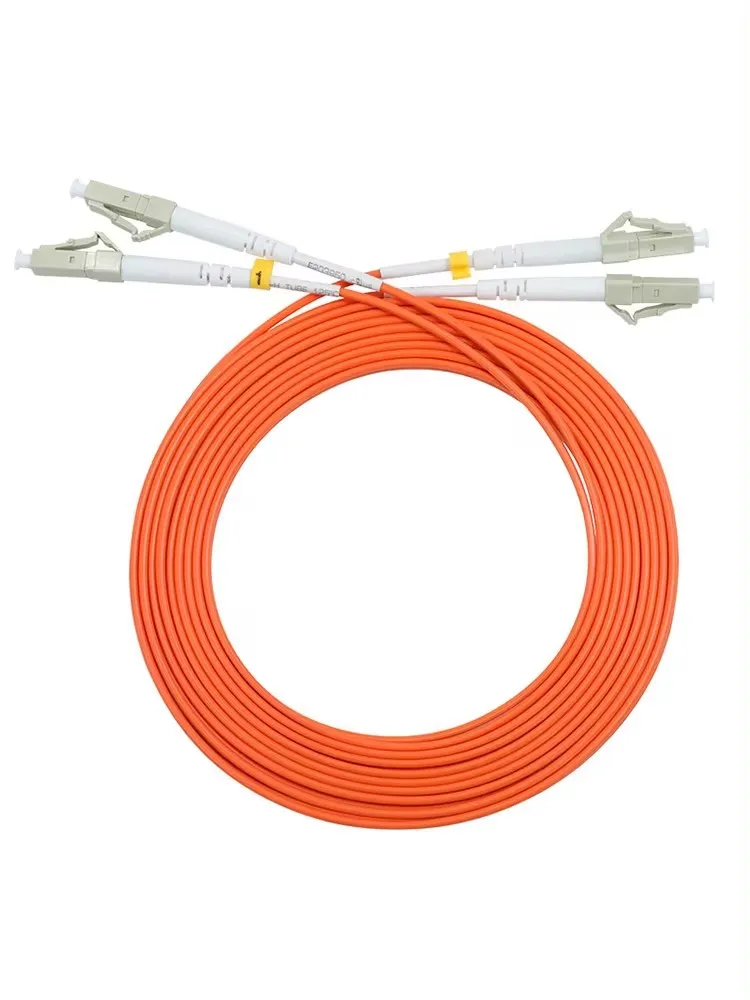 YOUYSI-Jumper de fibra multimodo, LC/UPC-LC/UPC, MM Duplex, LC/UM2, 1000Mbps, 1m, 2m, 3m, 5m, 10m, 10pcs