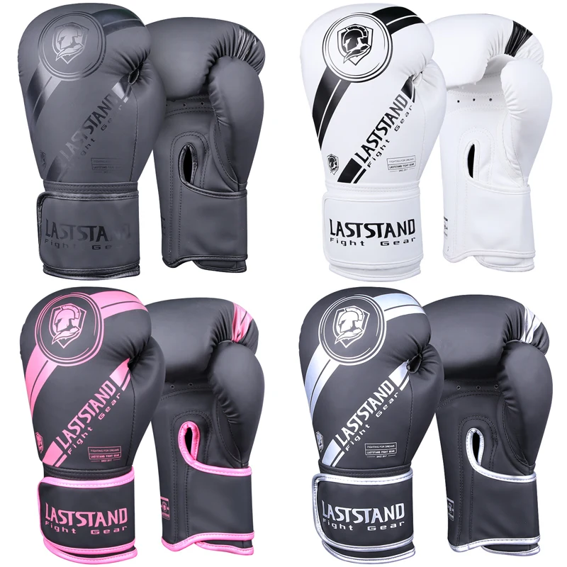 Rękawice Kick Boxing dla mężczyzn kobiet PU Karate Muay Thai Guantes De Boxeo Free Fight MMA Sanda treningowe wyposażenie dla dorosłych dzieci