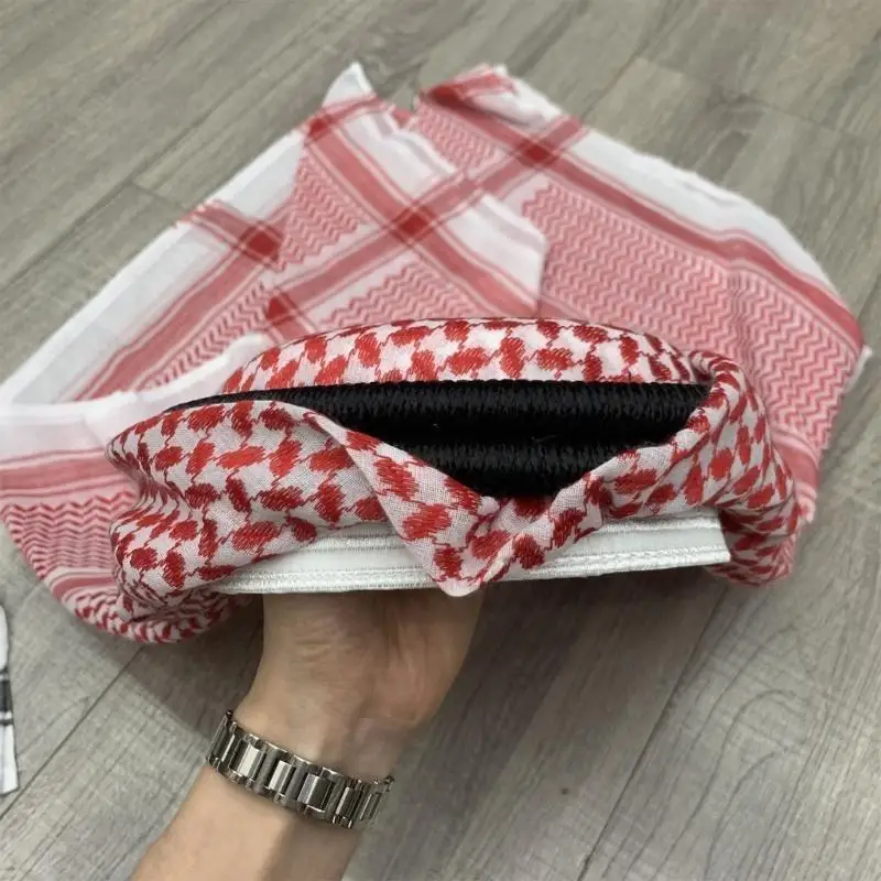 39BD Keffiyeh Scarf Shawl Aqel Neckerchief Head Scarf Great for Outdoor Enthusiast