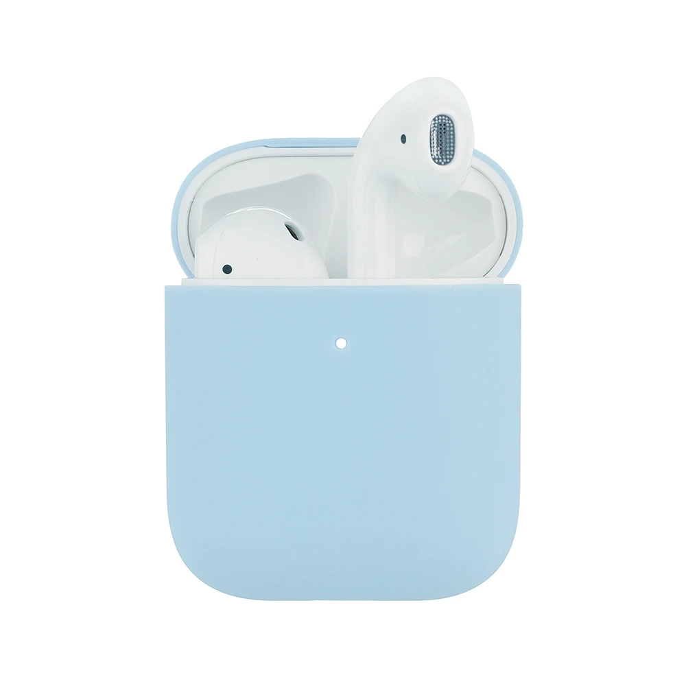حافظة من السيليكون الناعم لسماعات Apple Airpods حافظة بلوتوث لاسلكية لسماعات الأذن غطاء حماية لحقيبة Airpods Ear Pods
