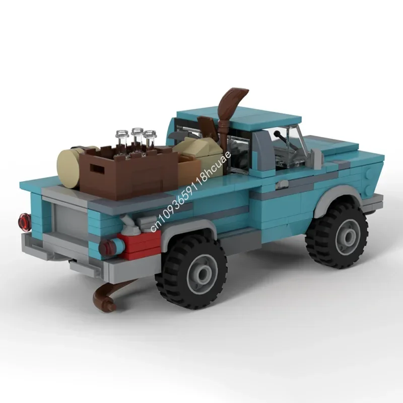 306 個 8W - 1965 ジープ グラディエーター スポーツ車両 シティ チャンピオンズ レーサー Moc ビルディング ブロック クリエイティブ ガレージ おもちゃ クリスマス ギフト