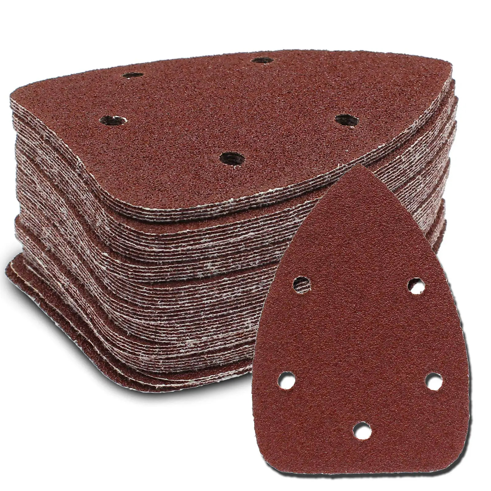 40~400 Grit Mouse Detail Sander Sandpaper 5 Hole Mouse Sandpape Hook & Loop Sander Pads Sanding Sheets for 140mm Sanding Machine