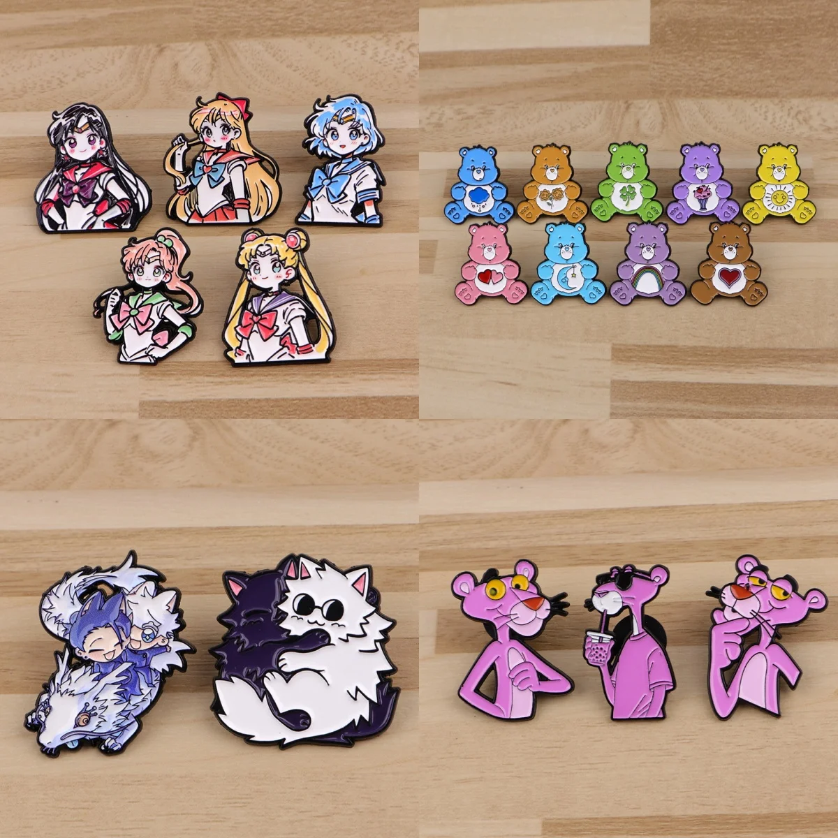 Broches en émail pour fille, dessin animé mignon, broche ours Animal coloré, Badge sur sac à dos, accessoires pour vêtements, bijoux à la mode, cadeaux