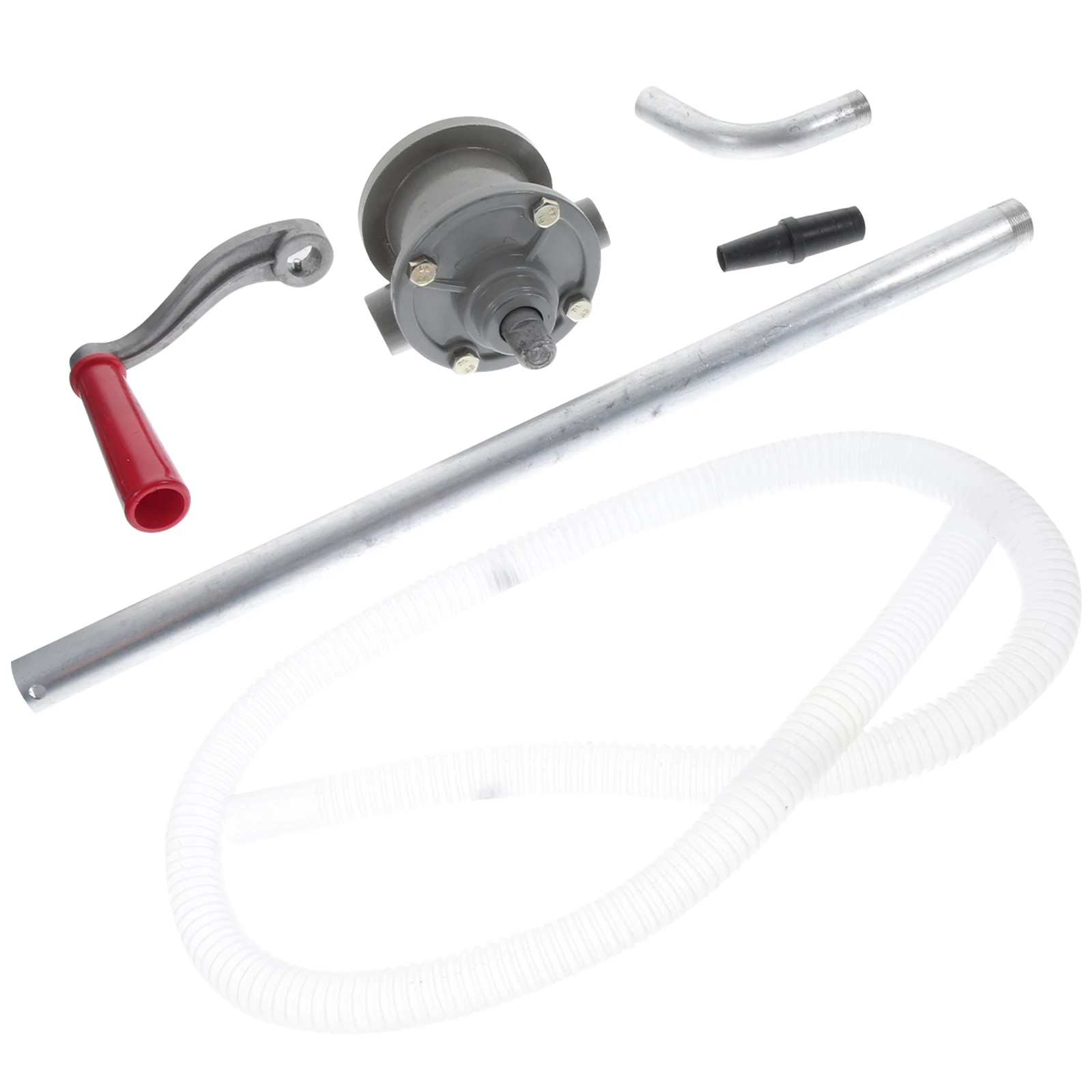 

Hand Pump Aluminum Self Dispense Drum Tank Non Corrosive Liquids Home Use Lightweight Portable Easy Storage Gooseneck