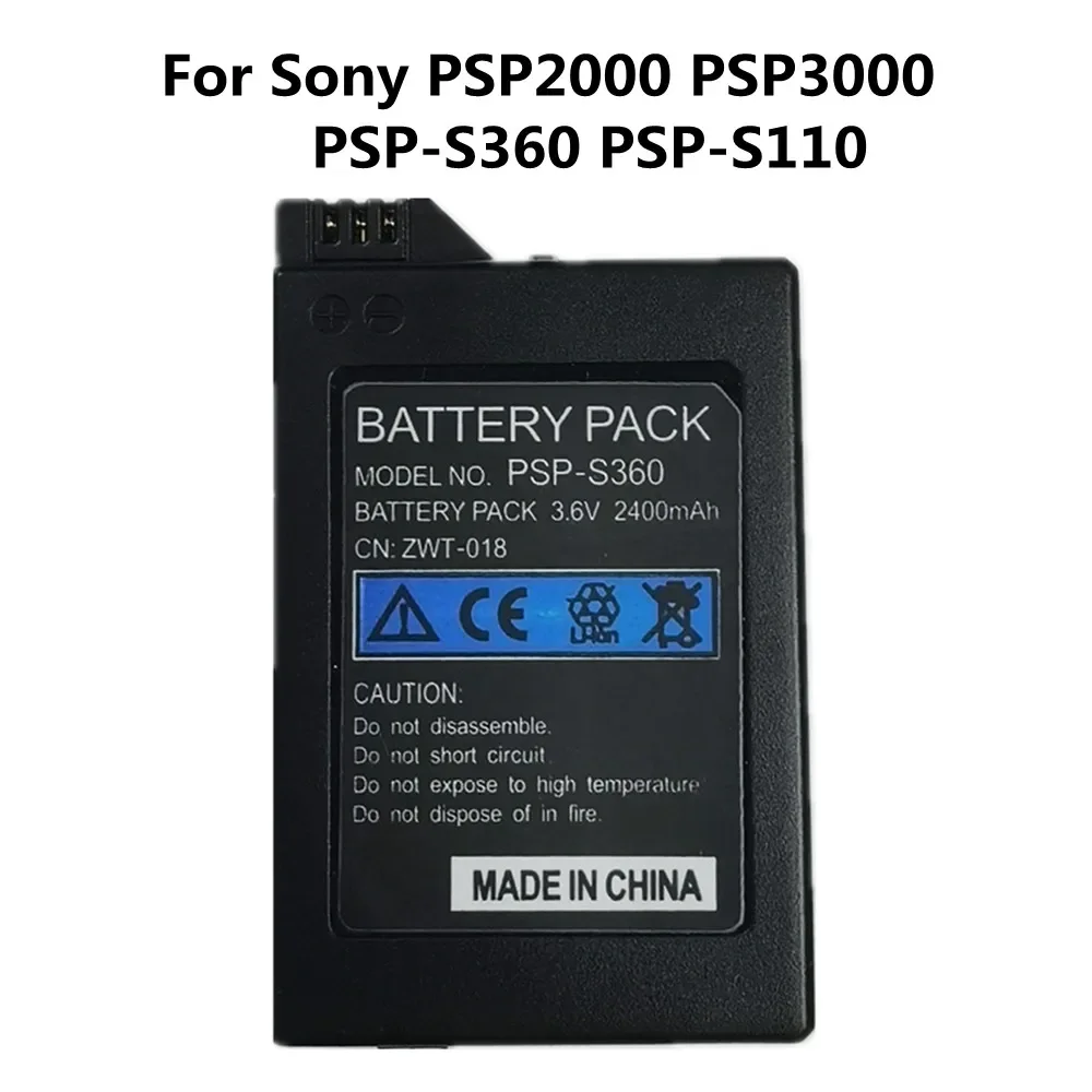 Replacement 2400mAh Battery Game Machine Battery For Sony PSP 2000 PSP 3000 Battery PSP-S360 PSP-S110