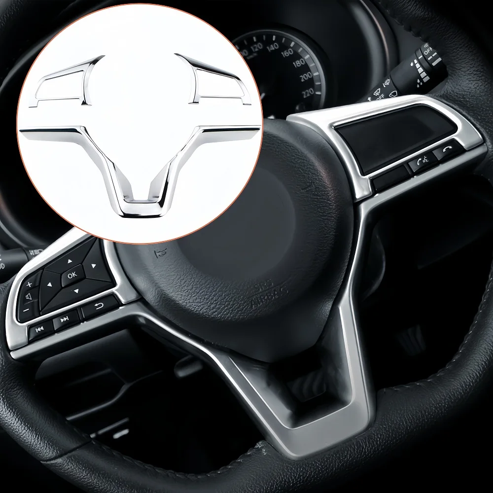 

ABS For Nissan Xtrail T32 Rogue Note Qashqai J11 Versa Juke Micra Kicks Leaf Sentra Steering Wheel Switch Button Cover 2017-2022