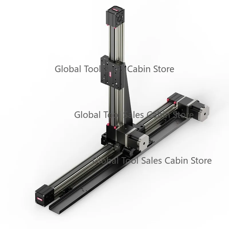 Mesa deslizante de eixo QRXQ RXP45-YZ-105, guia linear tipo T, plataforma de guia linear de pórtico, capacidade de carga de 5kg, braço robótico CNC