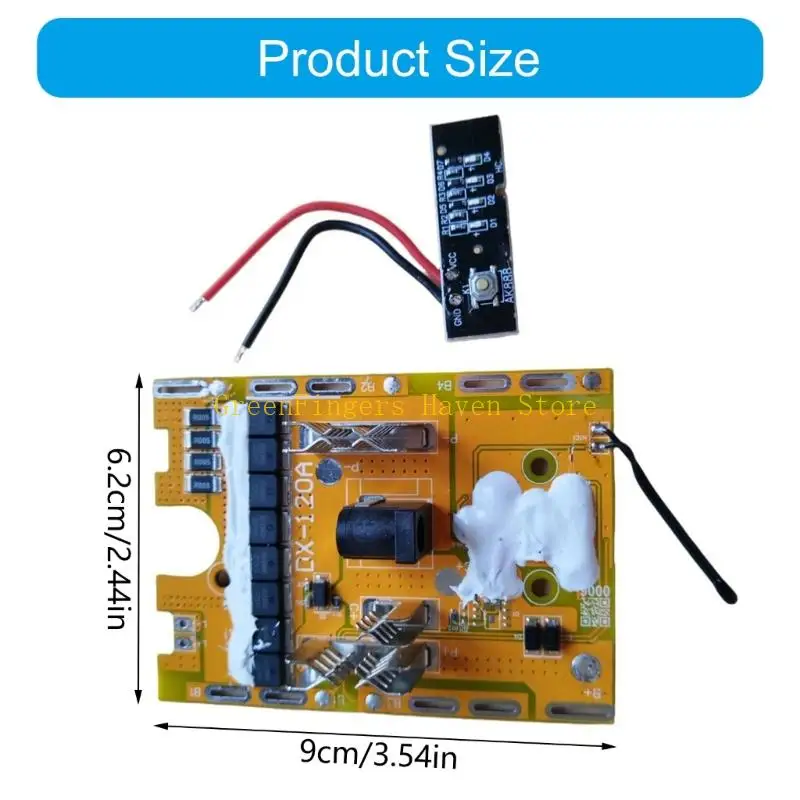 F68D 8MOS Metal Circuit Board For 21V Battery Electric Scissors Hammer Protective