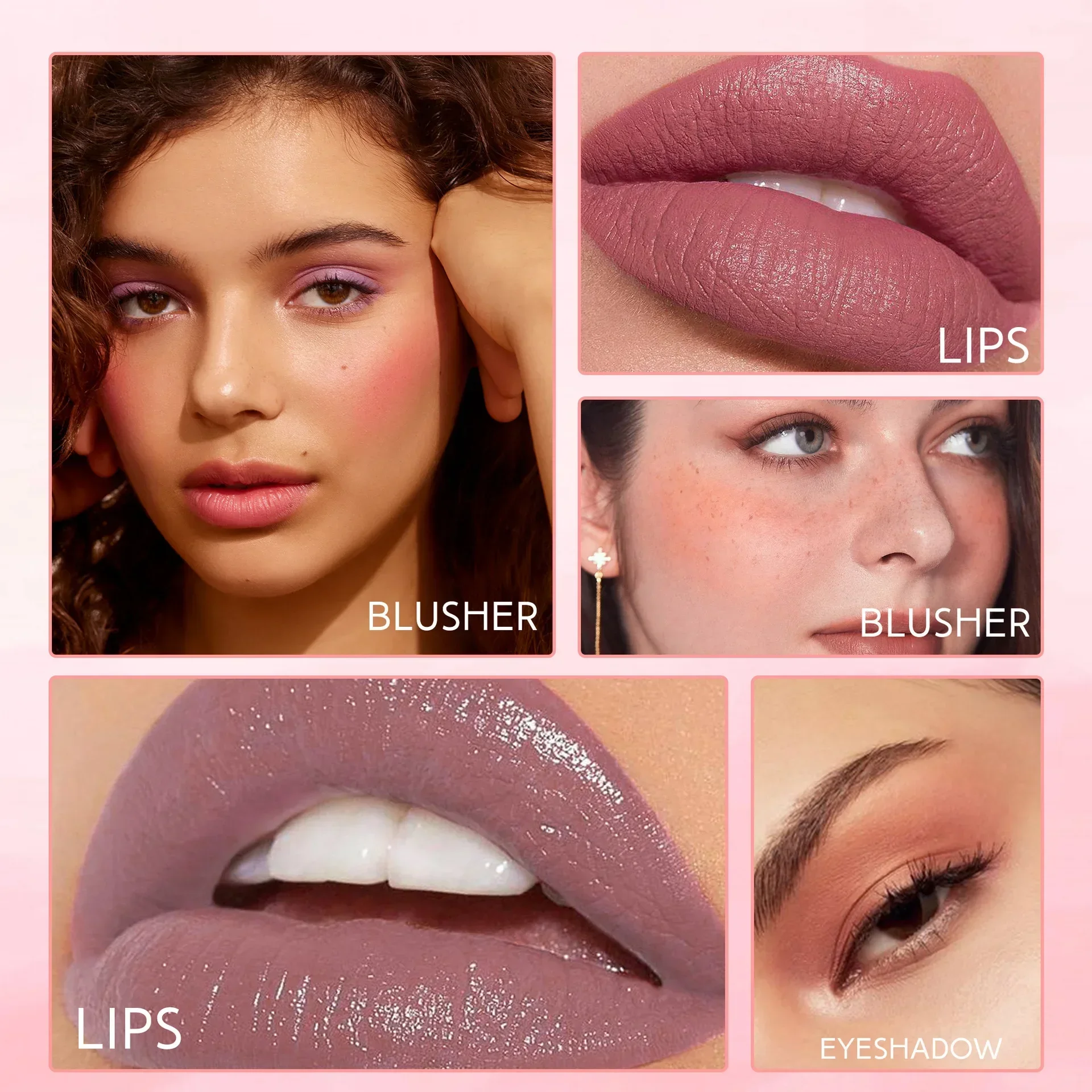 Liquid Blush Matte Eyeshadow Facial Pigment Lasting Powder Fender Beautiful Natural Cream Orange Peach Rare Blush Makeups