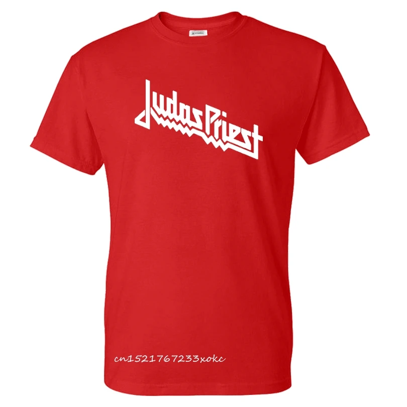 Judas Priest Printed T-Shirt Famous Music Band Streetwear Men 100% Cotton Tshirt Heavy Metal T Shirt Sports Tops Clothing