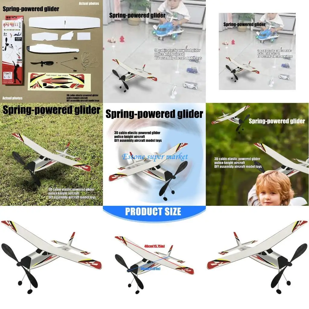 

090B Мини-самолет, собранный вместе, инженерная игрушка, различные цветовые вариации, безопасный для детей, пластиковый для от 3