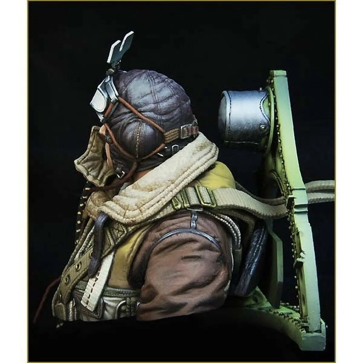 Kit de modèle non peint en résine 1/10, thème militaire, buste de pilote britannique de la seconde guerre mondiale, non assemblé et non peint GK, 1386X