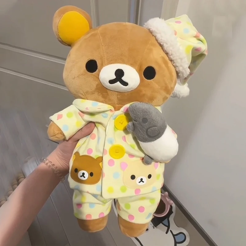 Rilakkuma pop slaapkussen bed pop schattige kleine beer slaapkleding knuffel pop bankkussen kamer decor verrassingsgeschenken