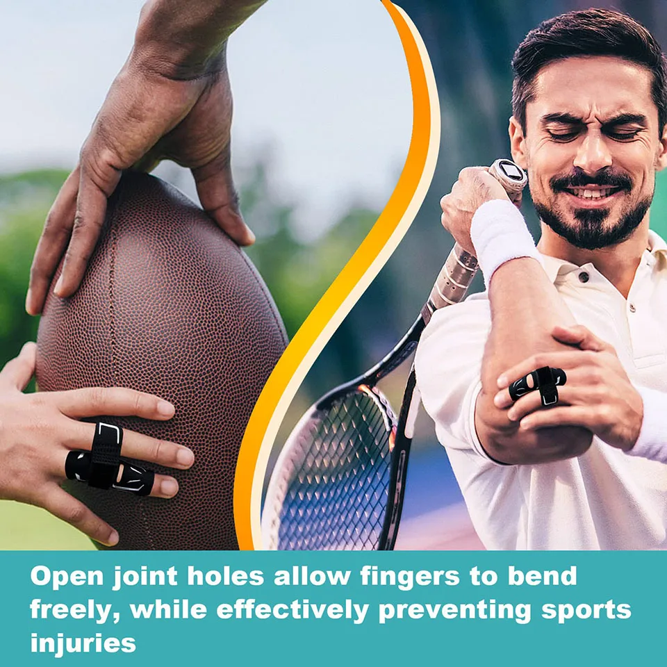 AOLIKES 1PCS Sport Finger Splint Guard Finger Protector Basketball Support Sprain Dislocation Fracture Finger Splint Corrector - view 6