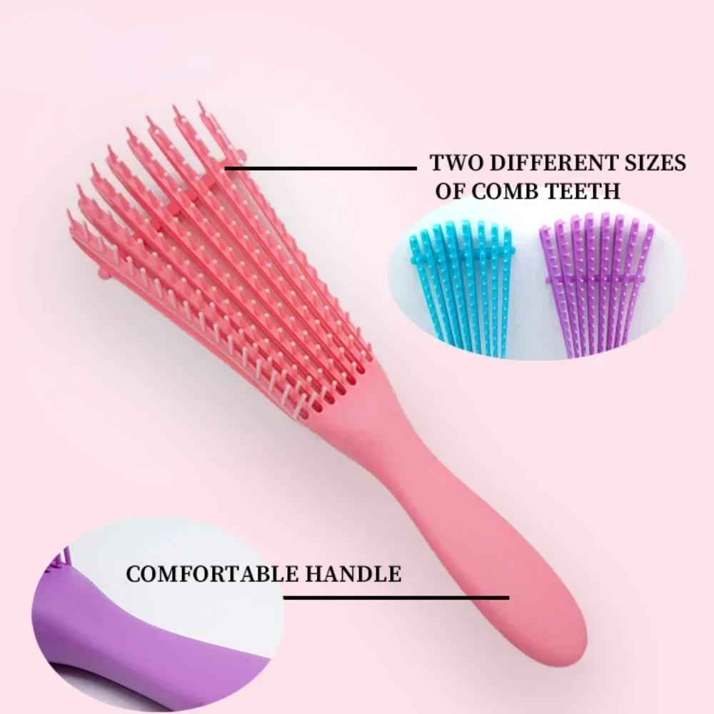 1pc Detangling Hairbrush Detangle Octopus Curly Hair Shampoo Brush Magic Scalp Massage Comb Care Brush Fluffy Scalp Massage Comb