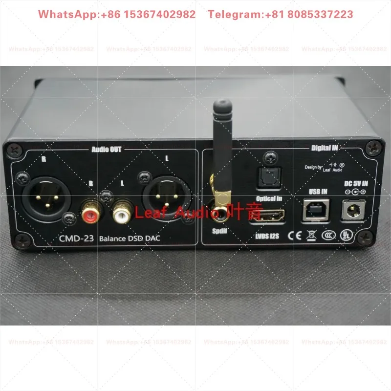 with headphone amplifier DSD512  5.1 CMD23 remote control dual ES9038Q2M balanced DAC decoder