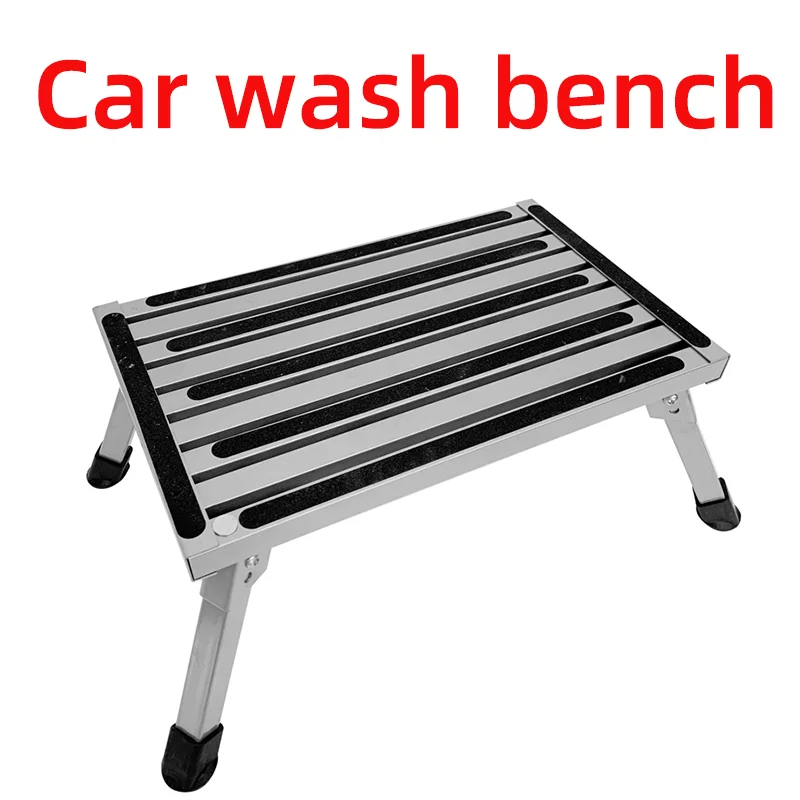 Car beauty thickened folding non-slip car wash stool Folding car wash stool roof cleaning non-slip stool for household use