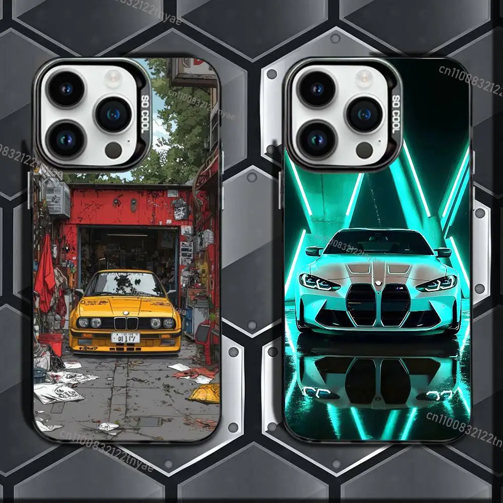 

Hot Black White for B-BMW-es M3 Phone Case For iPhone 17,16,15,14,13,12,11 Pro Max Plus Colorful Gradient Soft TPU Back Cover