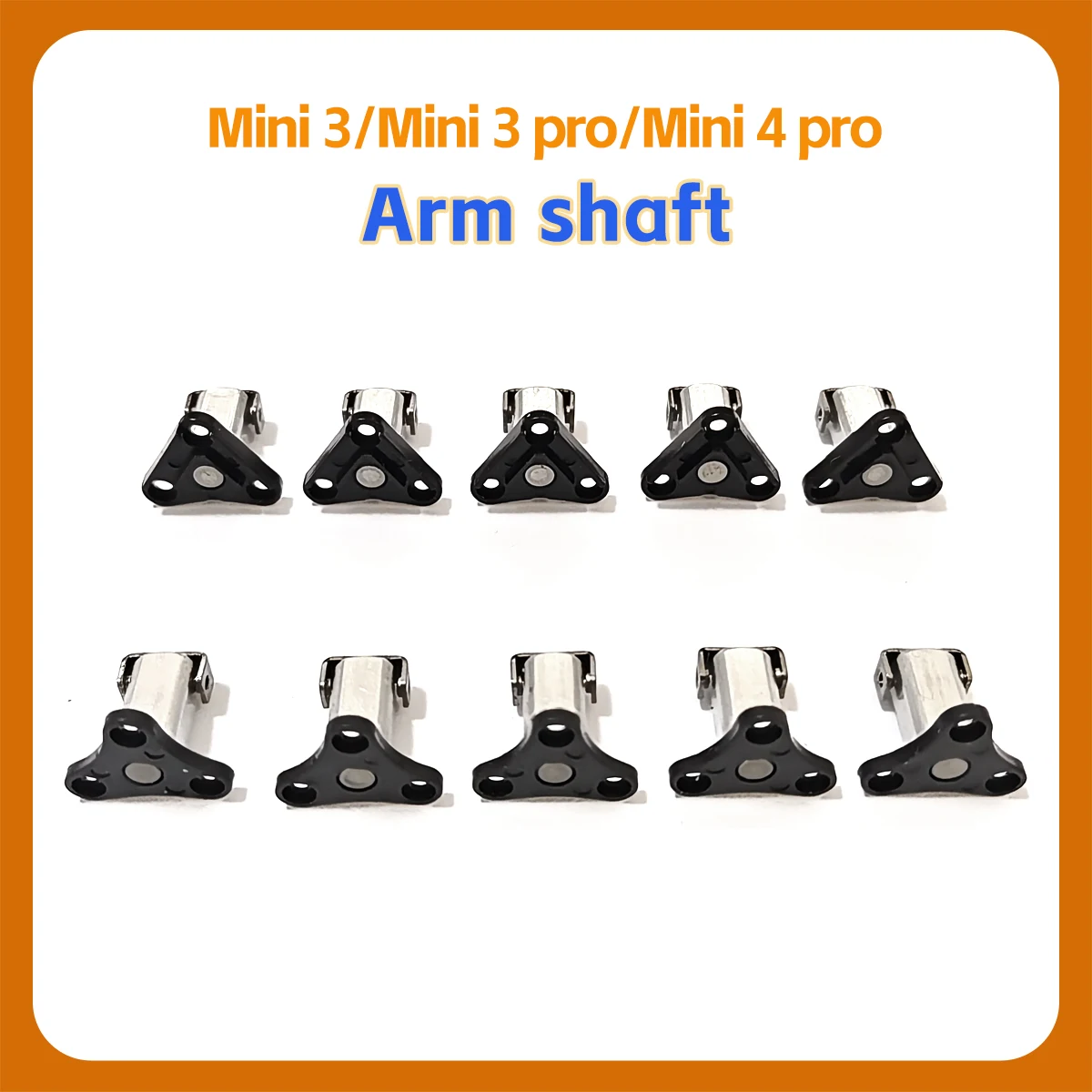 Oryginalne zawiasy ramion Mini3/Mini3Pro/Mini4Pro, przednie i tylne osie ramion, pasują do serii DJI Mini3, części zamienne do naprawy.
