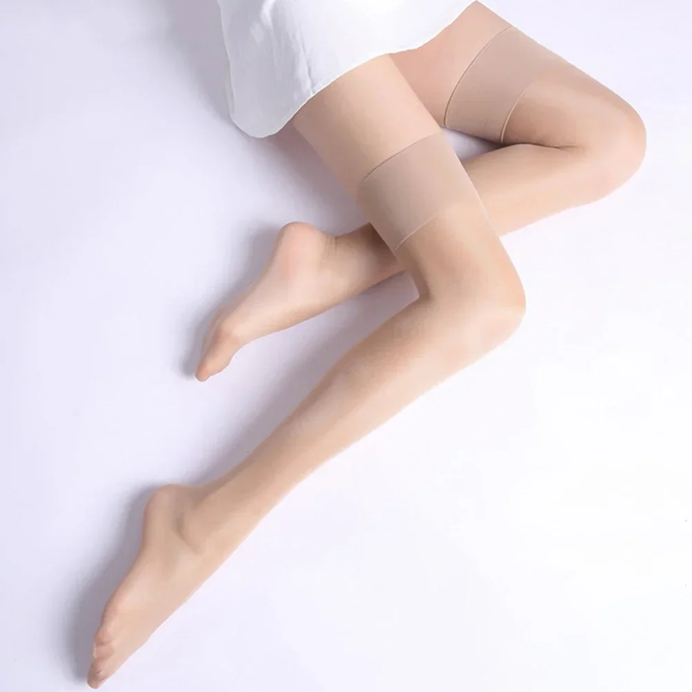 ถุงน่องไนลอนยาวเหนือเข่าสำหรับผู้หญิงถุงน่องยาวเหนือเข่า