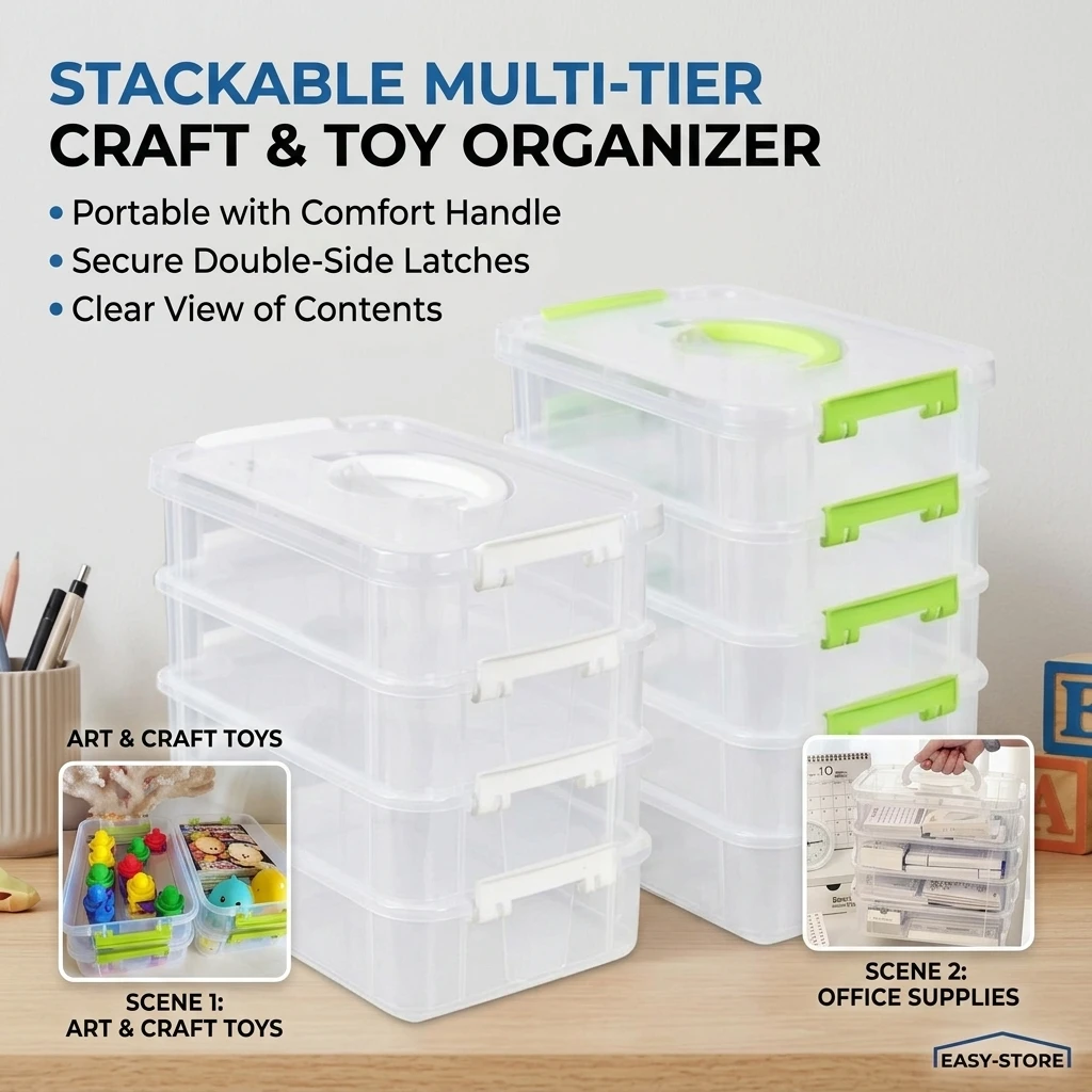 Tool Classification Box Building Block Storage Organizer with Partition Drawers for Toy And Small Particle Parts Sorting