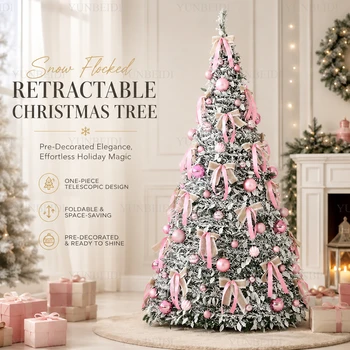 Foldable Pre-Decorated Christmas Tree 1