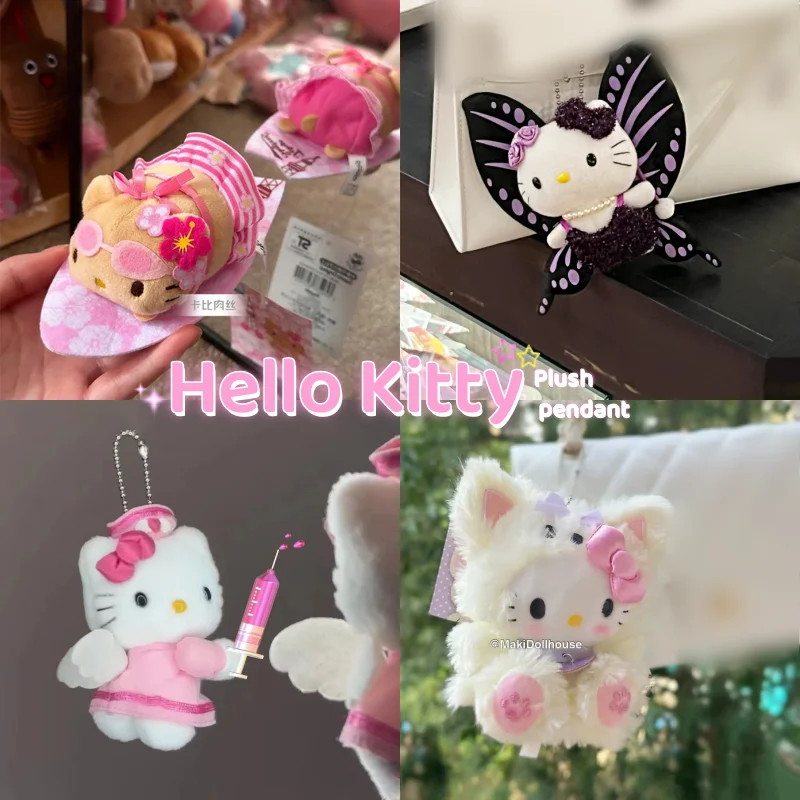 

Hello Kitty Милая Y2k Женская фотосессия Милая фотосессия аниме охватывающий Рождественский подарок для девушки рюкзак маленькие аксессуары