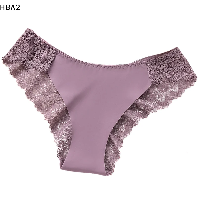 

【H】1Pc Women's Sweet Silk Satin Panties, Lace Trim Sexy Lingerie, Breathable Soft Comfortable Briefs Underwear For Ladies