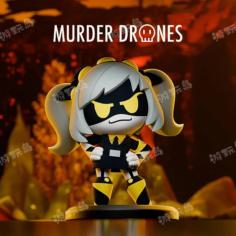 Inorganic Killer Figure Merch Keychain Display Doll Pin Badge Toy Cyn And Uzi Official Glitch Goods